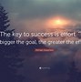 Image result for Effort and Success Quotes