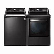 Image result for Black Stainless Steel Washer and Dryer Set