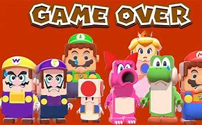 Image result for Super Mario Bros 1 Game Over Screen