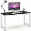 Image result for Computer Desk for PC White Glossy