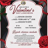 Image result for Flyer for Valentine Senior Luncheon