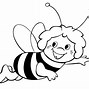 Image result for Cartoon Bee Coloring