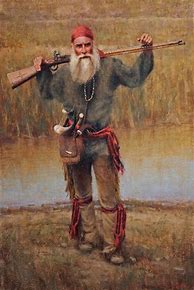 Image result for Trapper Mountain Man Painting