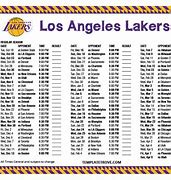 Image result for Los Angeles Lakers Schedule