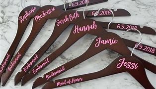 Image result for Personalized Hangers