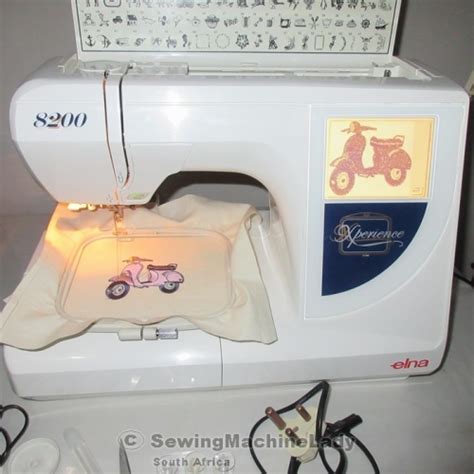 Embroidery Machines   ELNA 8200 EMBROIDERY MACHINE + FREE TRANSFER CARD  