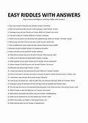 Image result for 100 Riddles with Answers