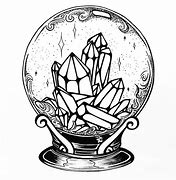 Image result for Witch Crystal Ball Drawing