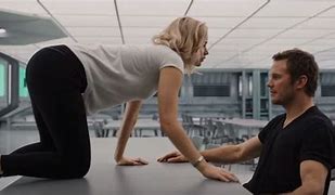 Image result for Chris Pratt and Jennifer Lawrence Passengers