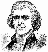 Image result for Drawing of Thomas Jefferson