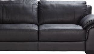 Image result for Black Leather Couch