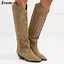 Image result for Suede Knee High Boots