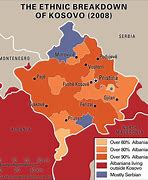 Image result for Serbia-Kosovo Border Map