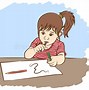 Image result for Girl Writing Silhouette