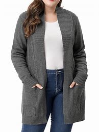 Image result for Grey Cardigan Sweater