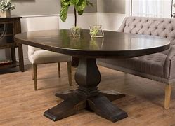 Image result for Oval Pedestal Dining Table