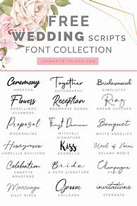 Image result for Free Wedding Script Fonts