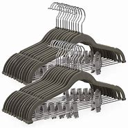 Image result for Heavy Duty Pants Hangers with Clips