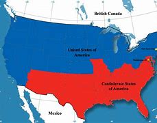 Image result for Map of Us Civil War