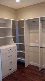 Image result for Built in Closet Shevles for Clothes with Desk