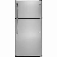 Image result for Black Stainless Steel Refrigerators Top Freezer