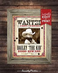 Image result for Cowboy Wanted Poster Names for Kids
