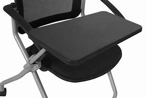 Image result for Wood Chair with Tablet Arm