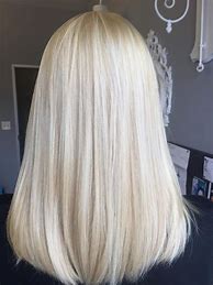 Image result for Bleach Blonde Hair with Highlights