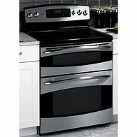 Image result for GE Profile Slide in Double Oven Electric Range