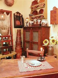 Image result for Colonial Primitive Home Decor