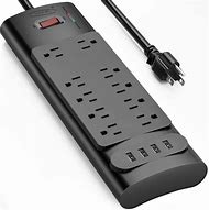 Image result for flat extension cord surge protector