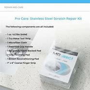 Image result for Stainless Steel Scratch Repair Kit