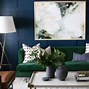 Image result for Dark Blue Furniture Living Room