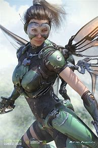Image result for Sci-Fi Woman Concept Art