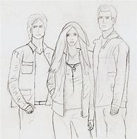 Image result for Caroline and Klaus From the Vampire Diaries Coloring