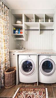 Image result for Laundry Room Shelves for Hangers