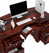 Image result for Rustic Wood Executive Desk