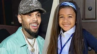 Image result for Chris Brown and His Daughter