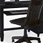Image result for Glass Desk Office Table with Black Leg