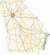 Image result for Interstate 285 Map