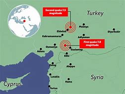 Image result for Location of Earthquake in Turkey