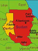 Image result for Map of Darfur