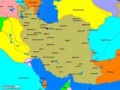 Image result for Iran On a Map