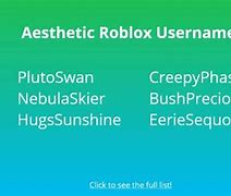 Image result for Aesthetic Boy Usernames Roblox