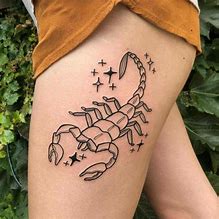 Image result for Beautiful Scorpion Tattoo Designs