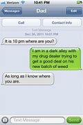 Image result for Funny Dad Text Fails