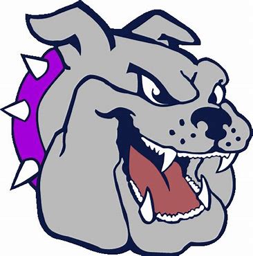 Image result for bulldogs print clipart purple and gold