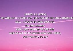 Image result for Earth Song Lyrics Lil Dicky
