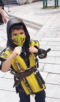 Image result for Scorpion Mortal Kombat Costume Kids