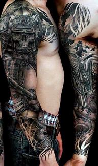 Image result for Men's Sleeve Tattoos